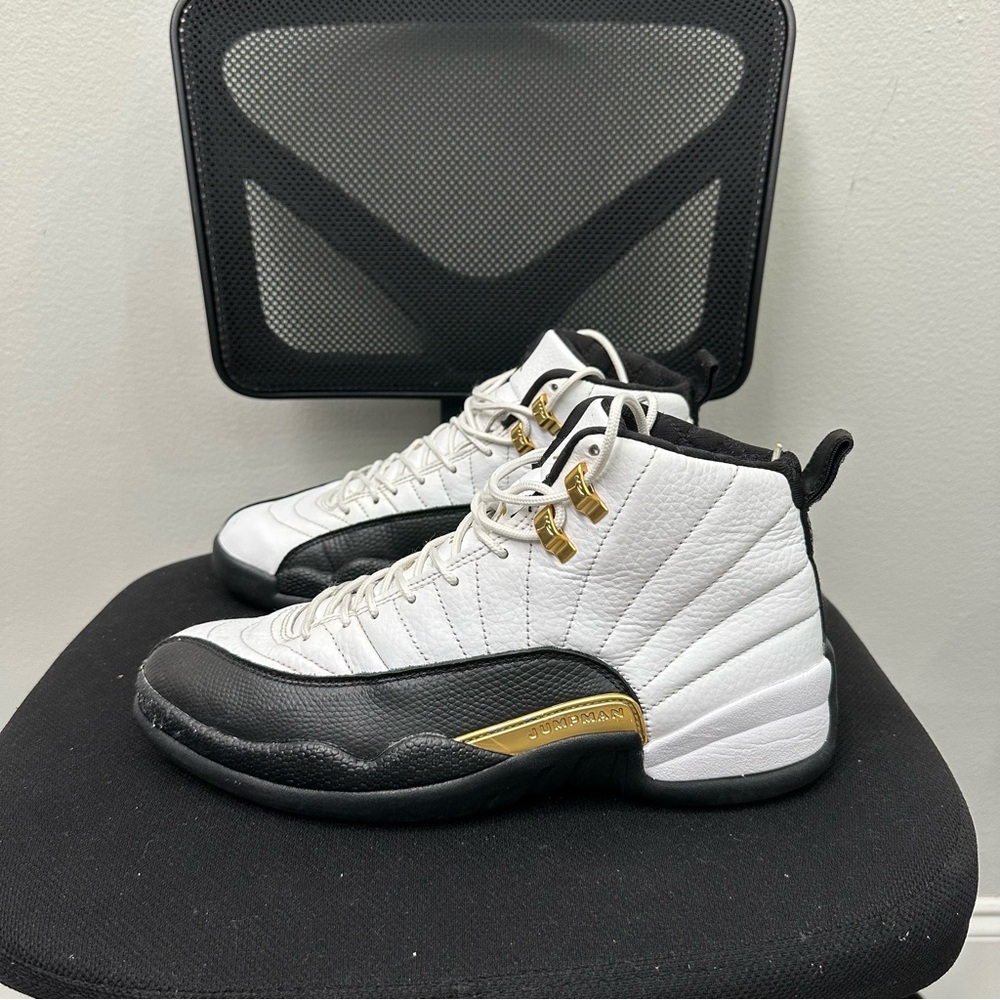 Jordan Athletic Shoes White Black Gold